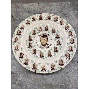 JFK Collector's Plate- With Wall Mount Bracket